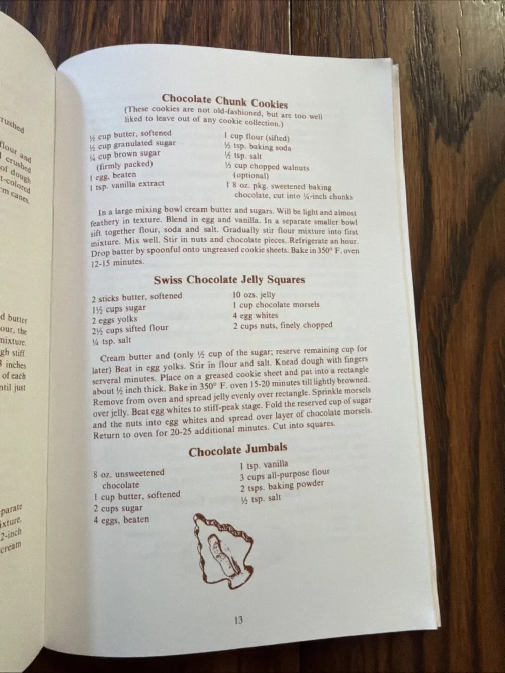 1987 Vintage Cookbook Old Fashioned Cookie Recipes Bear Wallow Books 31 Pages